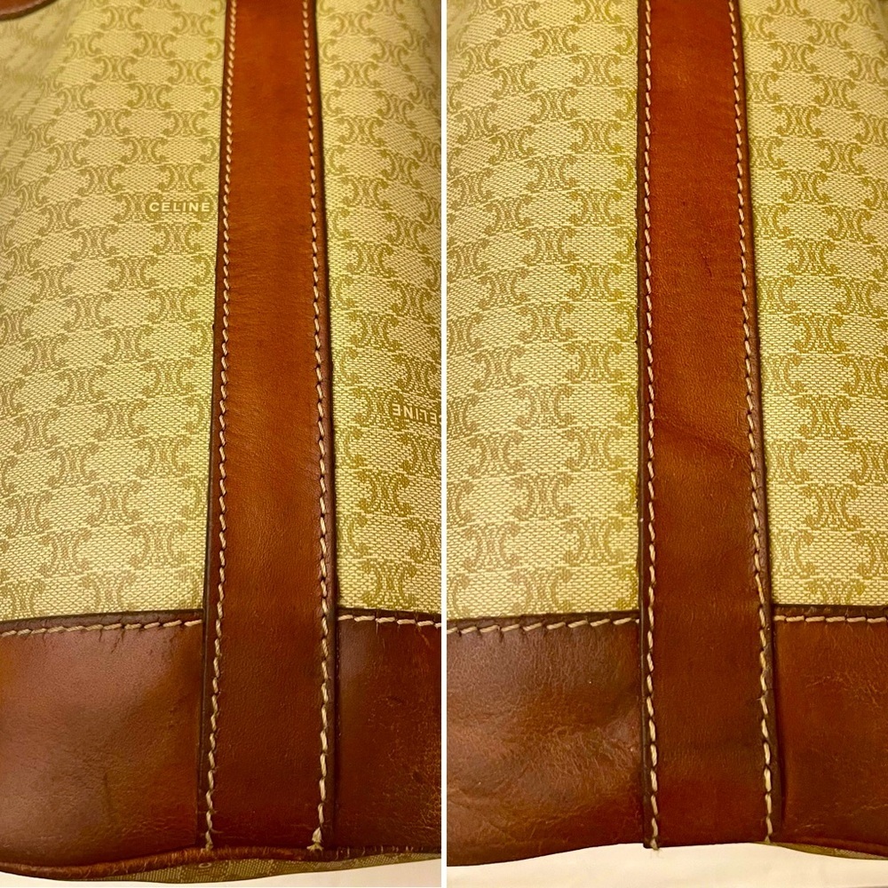 CELINE SAC SEAU Leather Bag - Picture 6 of 12